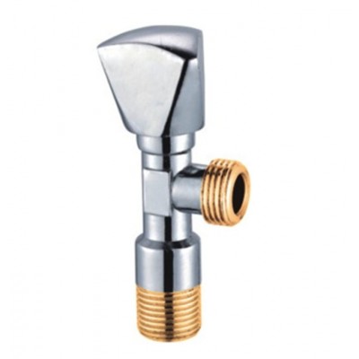 Polished Chrome Plated Finishing 1/2" Brass Angle Valve