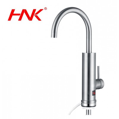 Wholesale 220V Single Lever  Stainless Steel Heater Water Tap Electric Kitchen Mixer